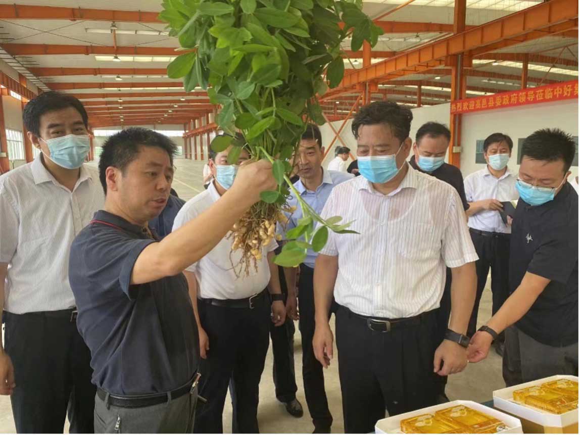 高邑縣委政府領(lǐng)導(dǎo)蒞臨中好智慧農(nóng)業(yè)調(diào)研指導(dǎo)
